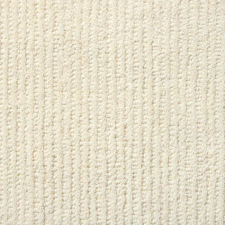 Town & Country Luxe Rita Ribbed Textured Handcrafted Area Rug Taupe/Ivory