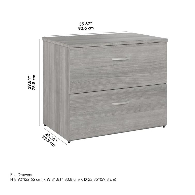 Studio C 36'' Wide 2 -Drawer File Cabinet