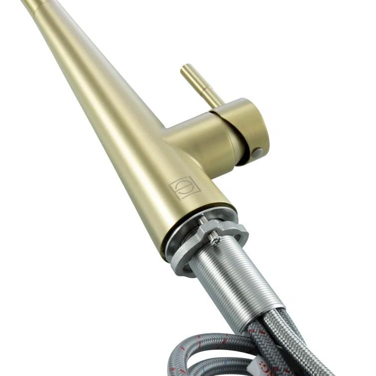 Elegant Lighting Lucas Pull Down Spray Kitchen Faucet