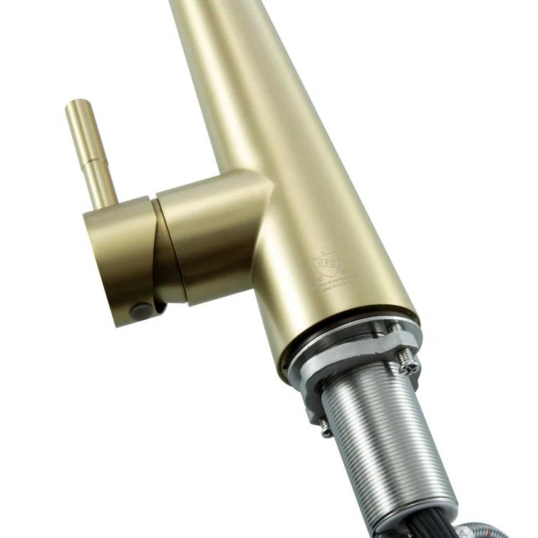 Elegant Lighting Lucas Pull Down Spray Kitchen Faucet
