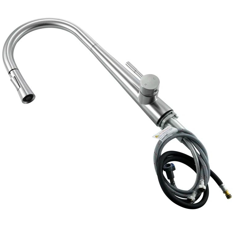 Elegant Lighting Lucas Pull Down Spray Kitchen Faucet