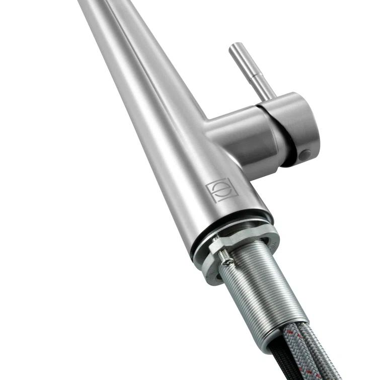 Elegant Lighting Lucas Pull Down Spray Kitchen Faucet