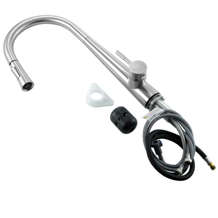 Elegant Lighting Lucas Pull Down Spray Kitchen Faucet