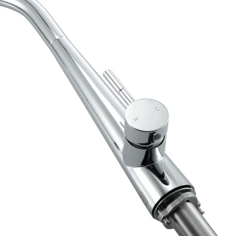 Elegant Lighting Lucas Pull Down Spray Kitchen Faucet