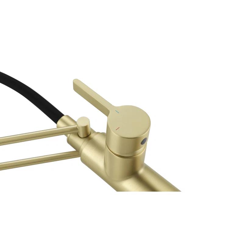 Elegant Lighting Leonardo Pull Down Spray Kitchen Faucet
