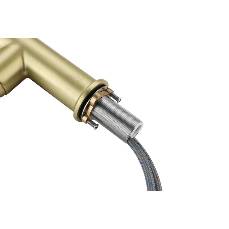 Elegant Lighting Leonardo Pull Down Spray Kitchen Faucet