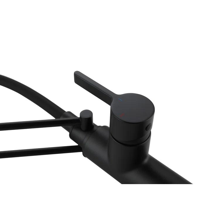 Elegant Lighting Leonardo Pull Down Spray Kitchen Faucet