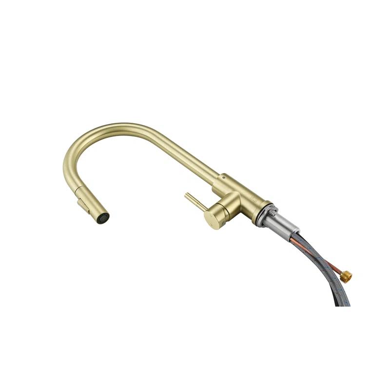 Elegant Lighting Luca Pull Down Spray Touch Kitchen Faucet