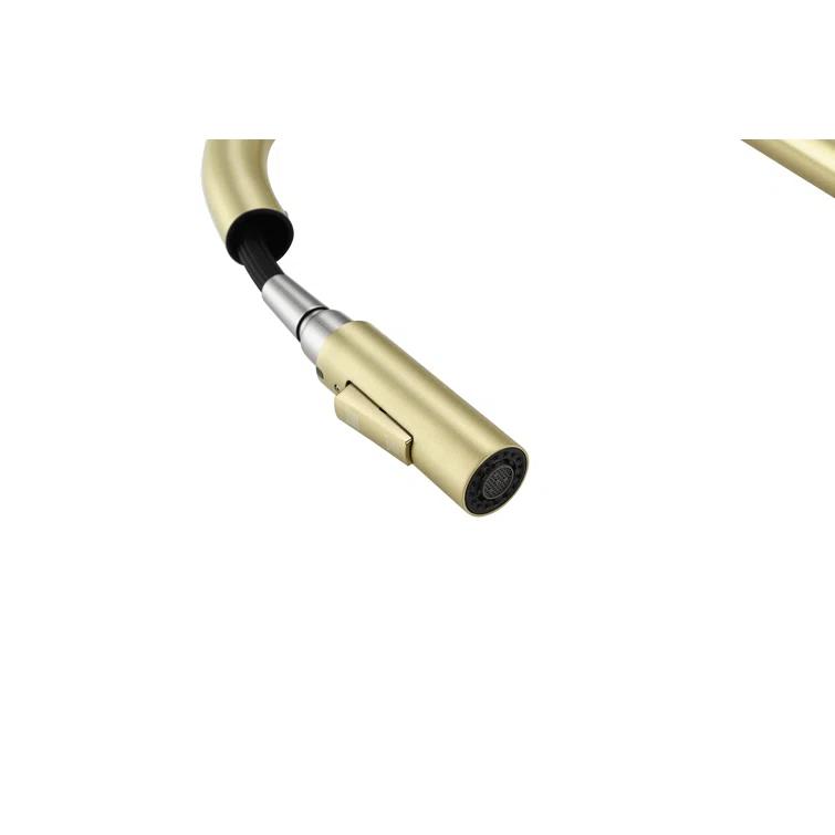 Elegant Lighting Luca Pull Down Spray Touch Kitchen Faucet