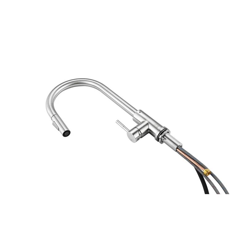 Elegant Lighting Luca Pull Down Spray Touch Kitchen Faucet