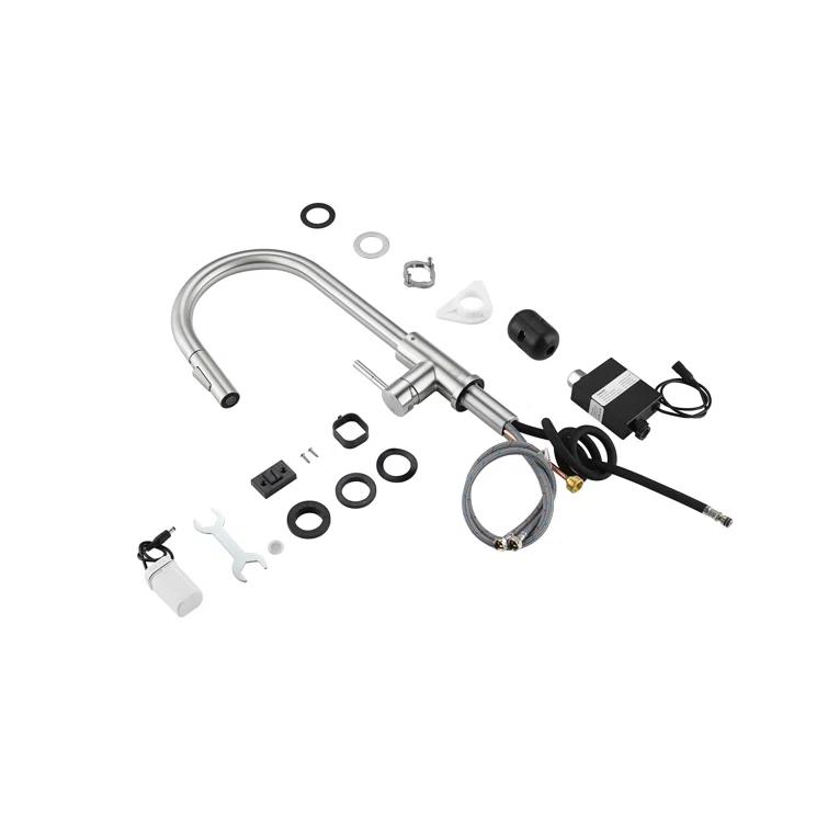 Elegant Lighting Luca Pull Down Spray Touch Kitchen Faucet
