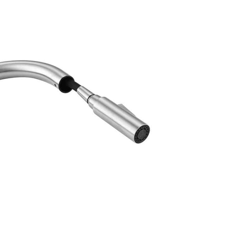 Elegant Lighting Luca Pull Down Spray Touch Kitchen Faucet