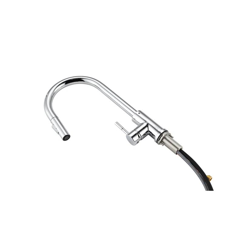 Elegant Lighting Luca Pull Down Spray Touch Kitchen Faucet
