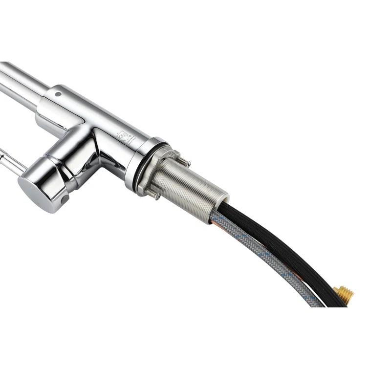 Elegant Lighting Luca Pull Down Spray Touch Kitchen Faucet