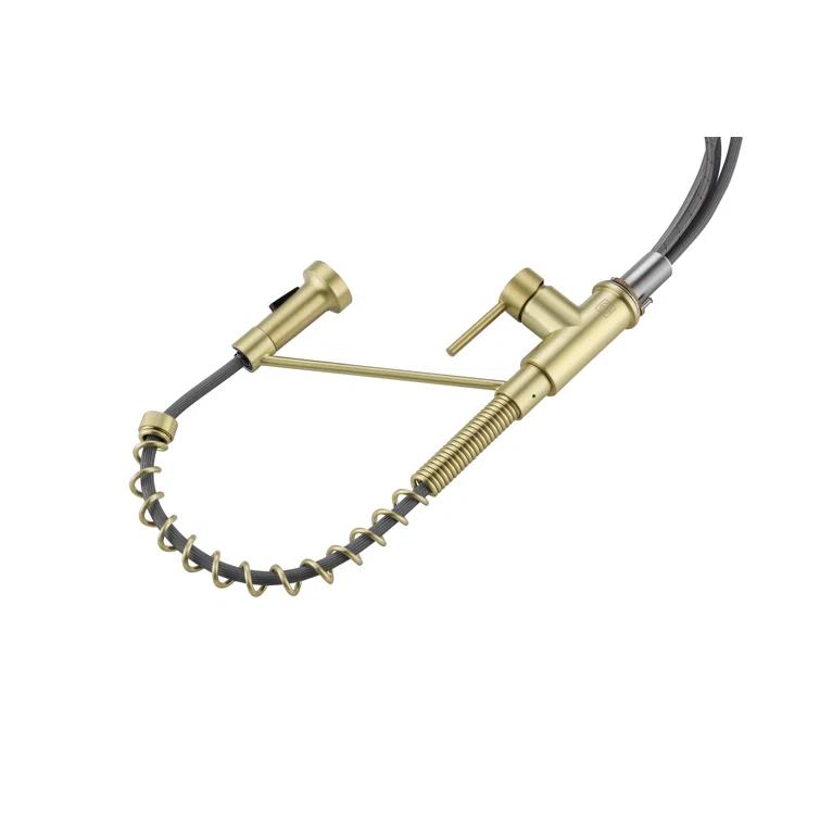 Elegant Lighting Yara Pull Down Spray Kitchen Faucet