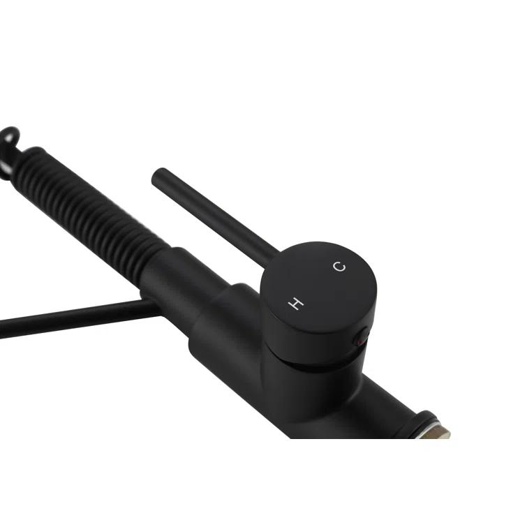 Elegant Lighting Yara Pull Down Spray Kitchen Faucet