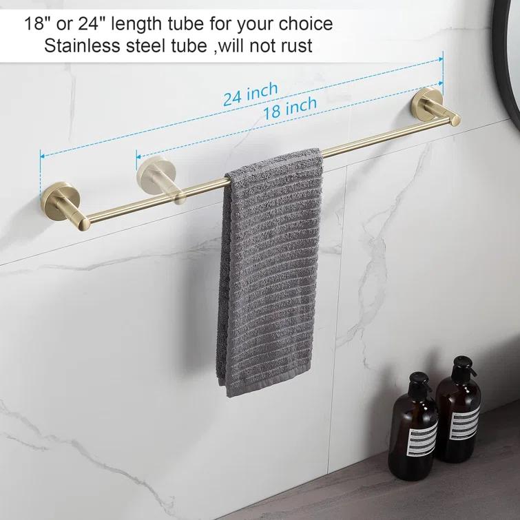 Beloky JABV5P 4 - Piece Bathroom Hardware Set