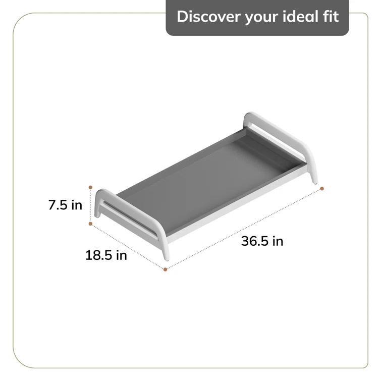 Solid Wood Boot Tray with Non-Slip Base – Waterproof Shoe Storage Cabinet for Entryway, Mudroom & Hallway