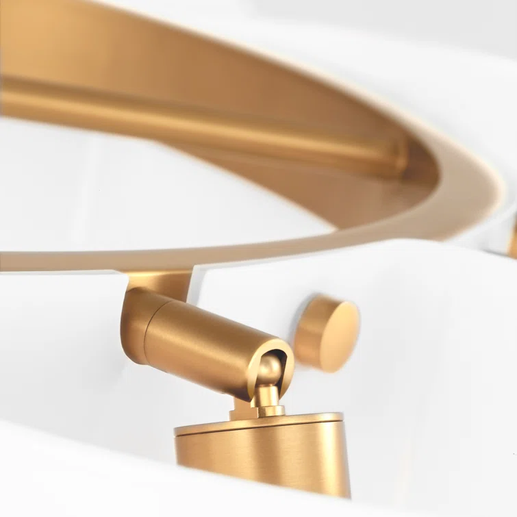 Cheverny Chandelier by Christiane Lemieux - Burnished Brass / 36"Dia