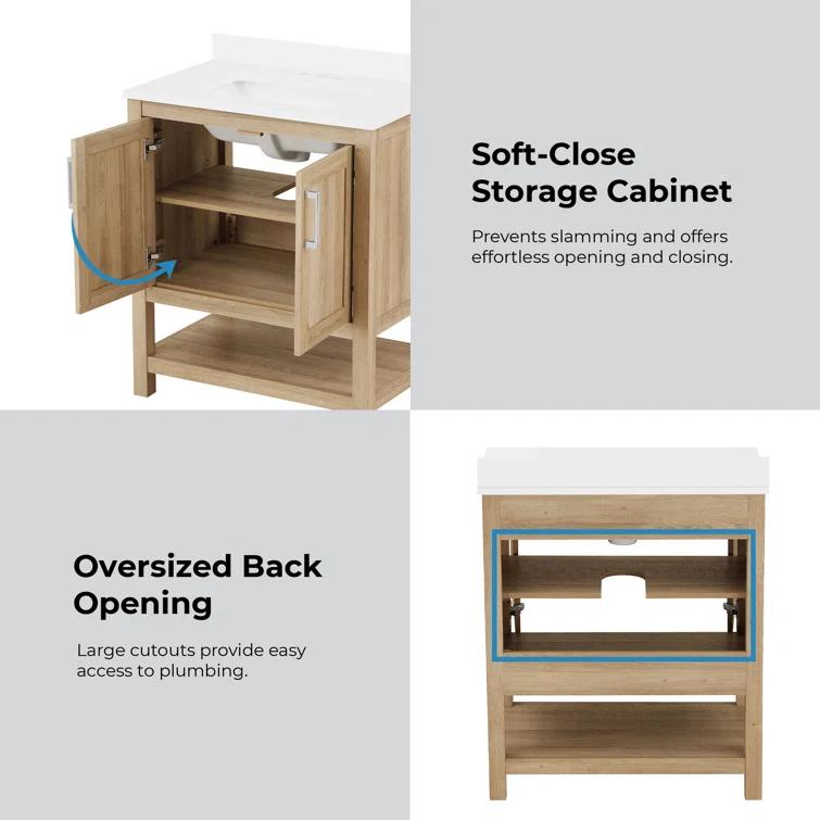 OVE Decors Vegas 30" Single Bathroom Vanity