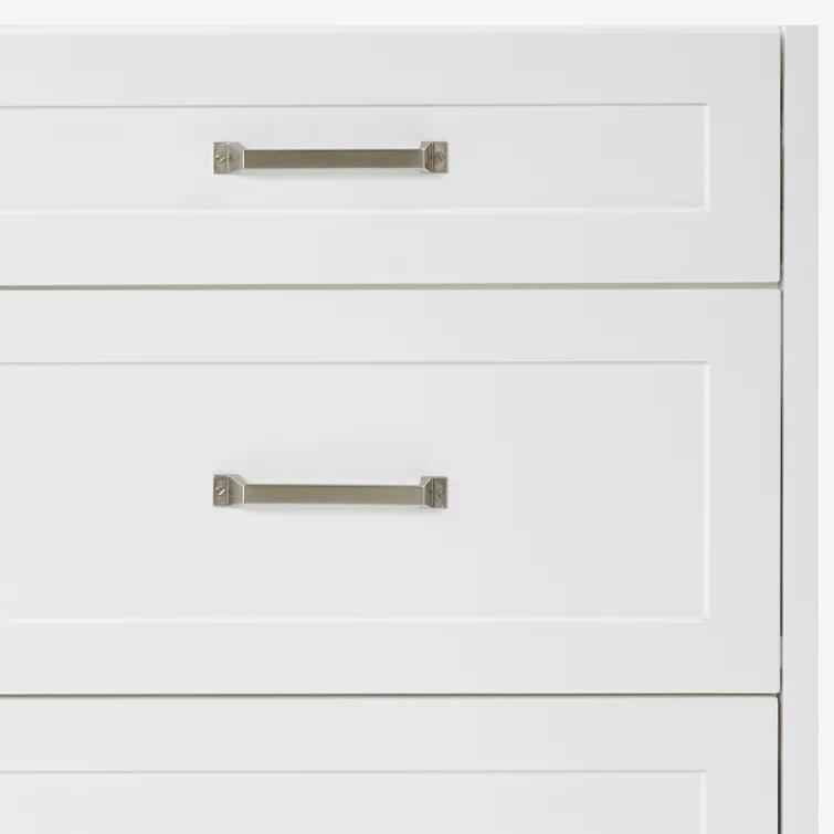 ARIEL Monrow 73 Double Sink Bathroom Vanity with Italian Carrara Marble Top
