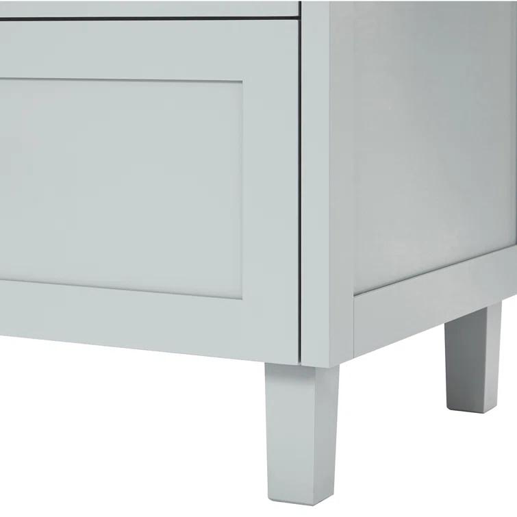 ARIEL Monrow 49 Single Sink Bathroom Vanity with Italian Carrara Marble Top