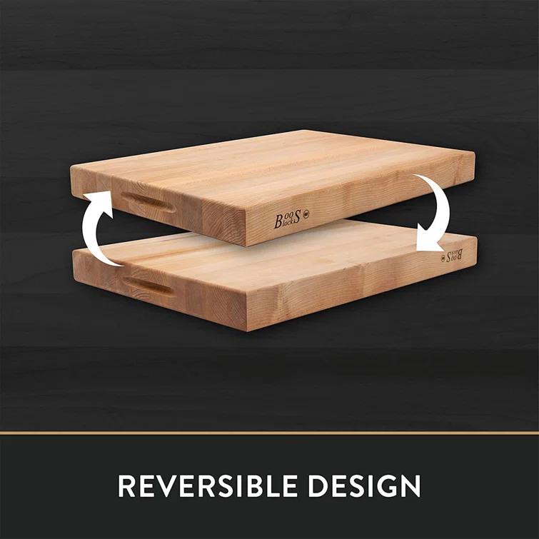 John Boos Wood Edge Grain Reversible Cutting Board
