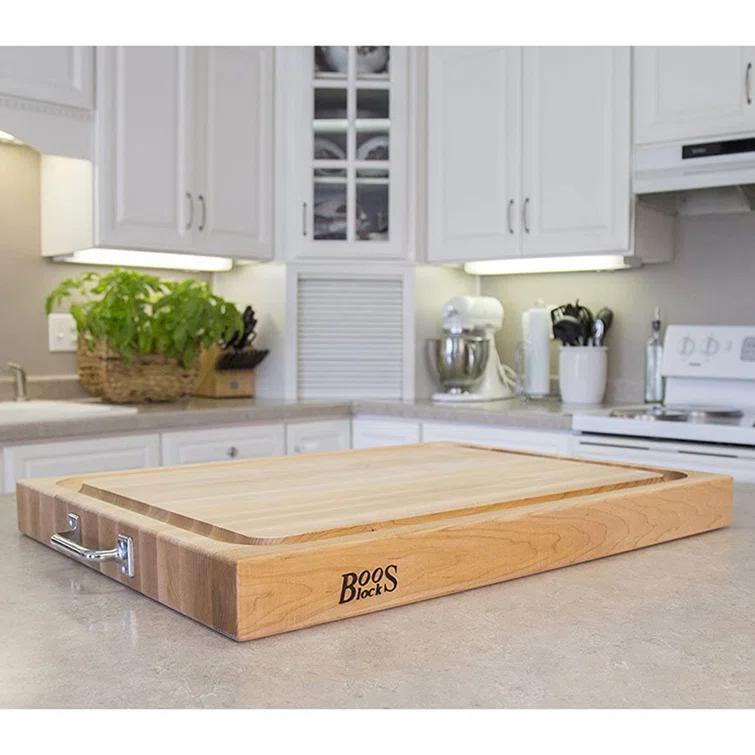 John Boos Wood Edge Grain Reversible Cutting Board
