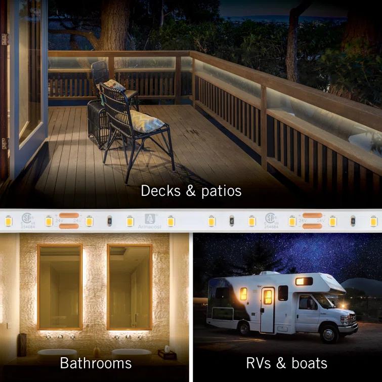 RibbonFlex Pro, 24V, 3000K, 60LEDs/M, IP67, 10M Undercabinet Strip Light