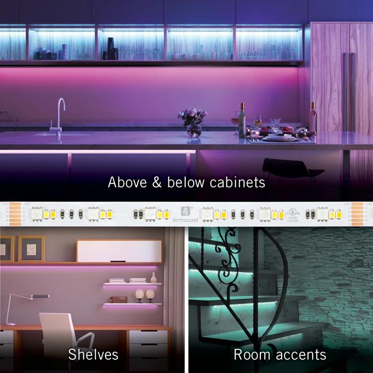 RibbonFlex Pro, 24V, RGB+WW, 36+36+36LEDs/M, IP20, 2.5M Undercabinet Strip Light