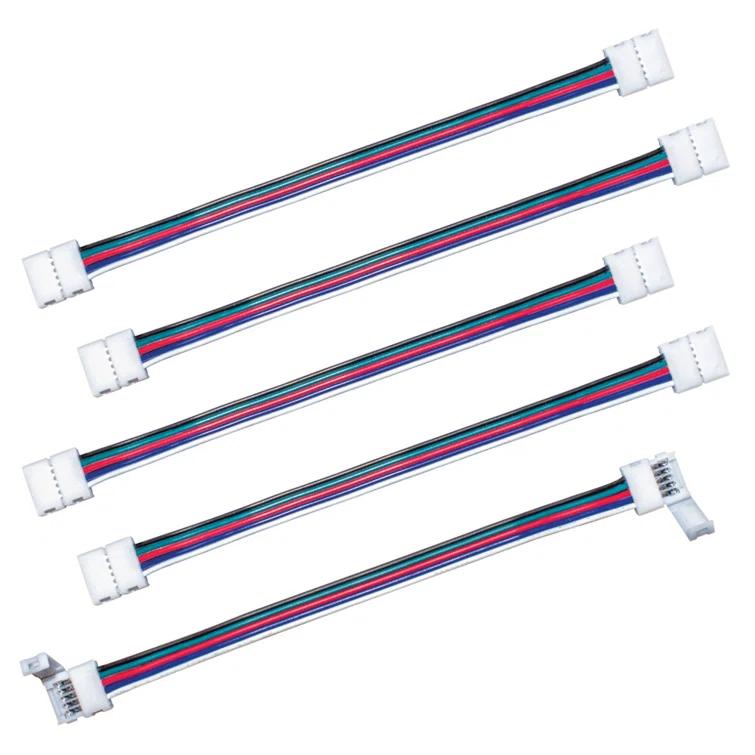 5 Pin RGB+W LED Strip Light 6 in Tape to Tape Connector, 5 Pack