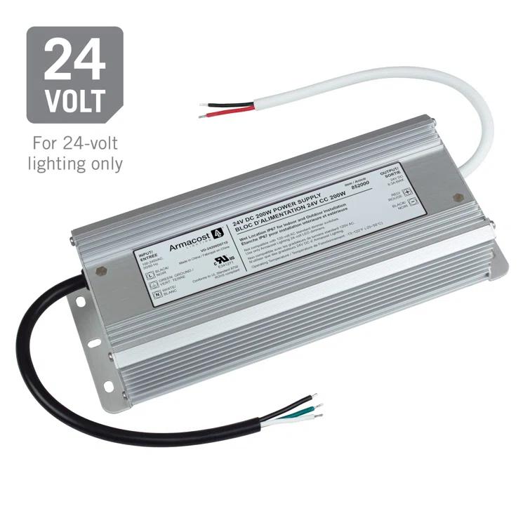 Standard Indoor/Outdoor LED Driver 24V DC, 200W Electronic Transformer