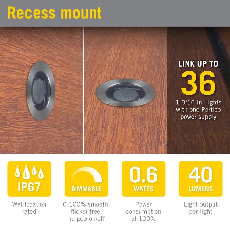 Portico Outdoor LED Light & Driver Starter Kit 10pk