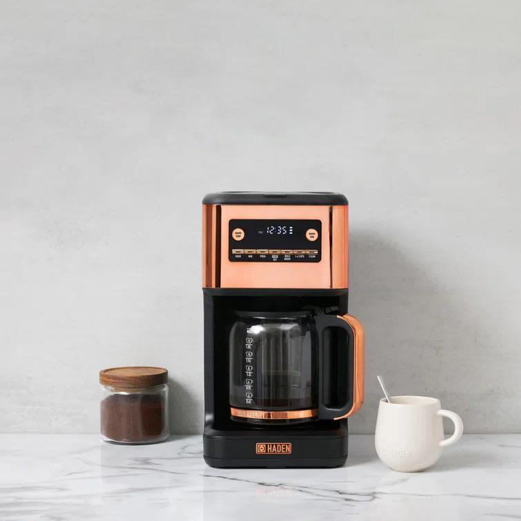 HADEN Generous Brew 14 Cup Digital Drip Coffee Maker with Control Settings