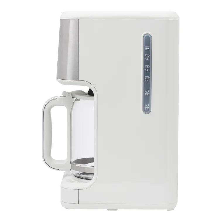 HADEN Generous Brew White 14-Cup Drip Coffee Maker