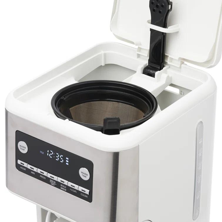 HADEN Generous Brew White 14-Cup Drip Coffee Maker