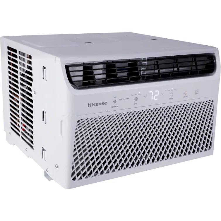 8,000 BTU Smart Window Inverter Air Conditioner with Wi-fi and Remote Control for up to 350 sq. ft.