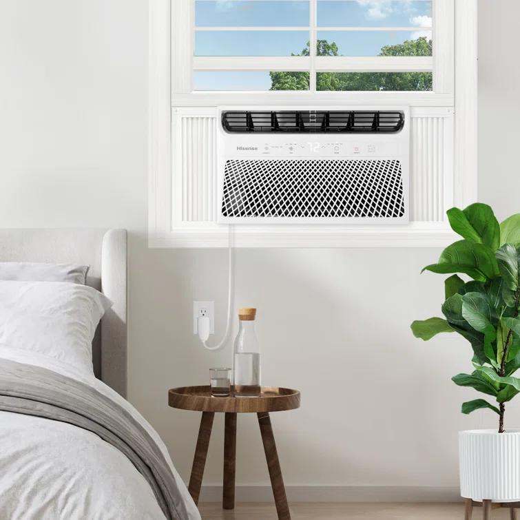 8,000 BTU Smart Window Inverter Air Conditioner with Wi-fi and Remote Control for up to 350 sq. ft.