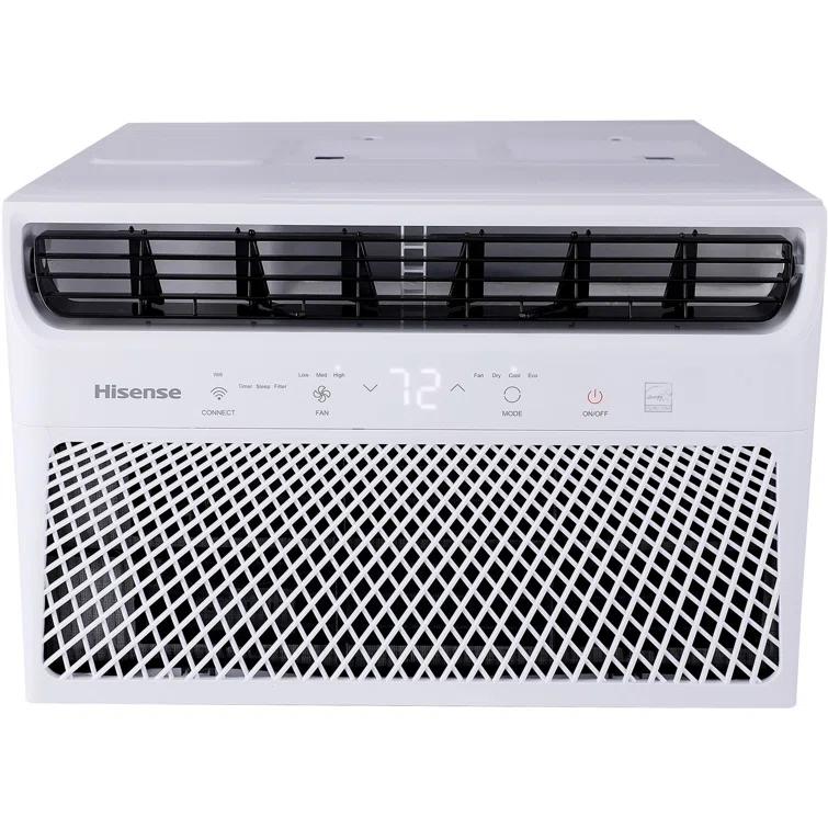 8,000 BTU Smart Window Inverter Air Conditioner with Wi-fi and Remote Control for up to 350 sq. ft.