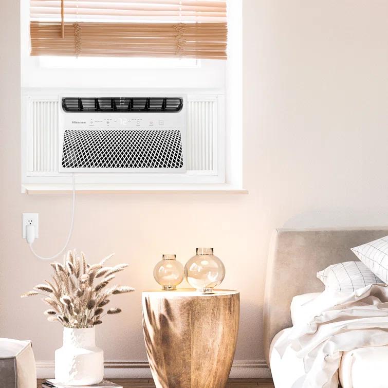 8,000 BTU Smart Window Inverter Air Conditioner with Wi-fi and Remote Control for up to 350 sq. ft.