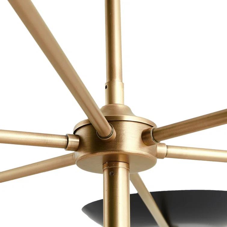 Griffith Bronze and Brass Two Tiered Outdoor Chandelier