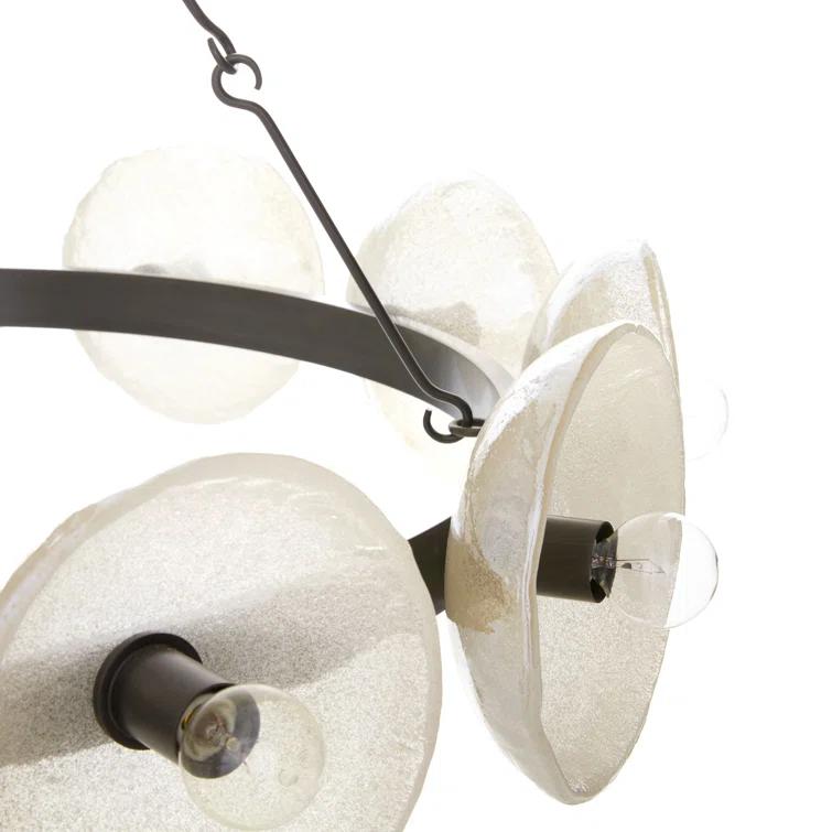 Apollo English Bronze and Glass Orb Chandelier