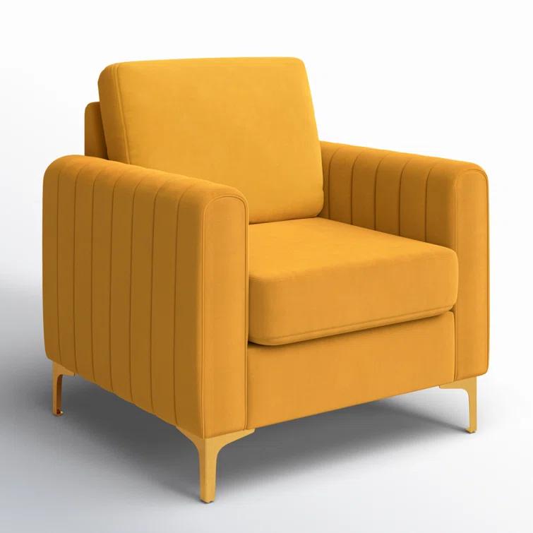 Cedarpoint Upholstered Velvet Club Chair