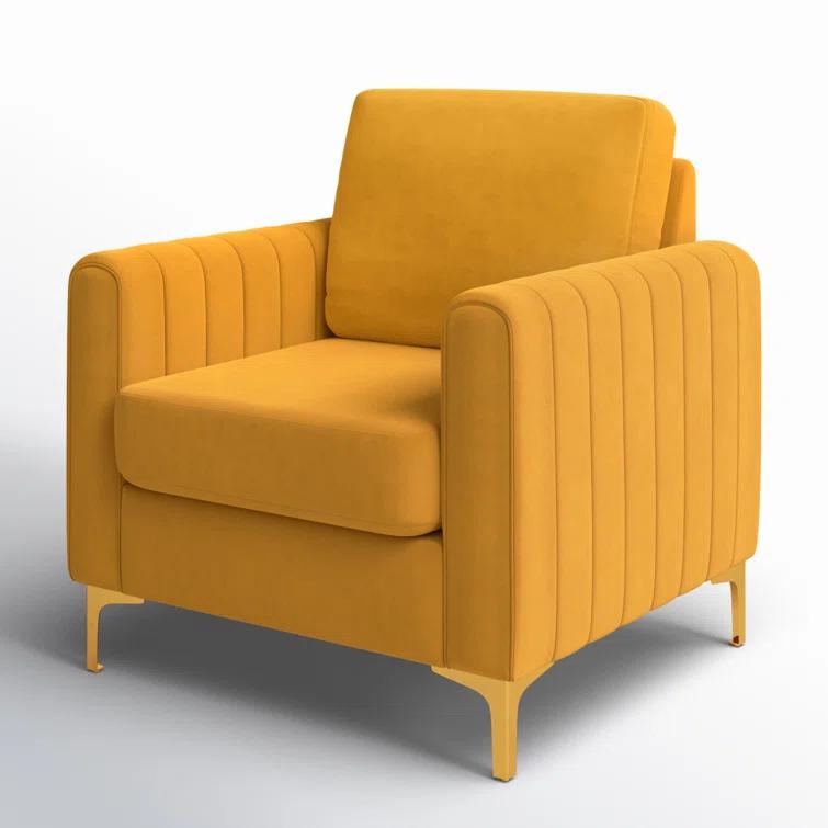 Cedarpoint Upholstered Velvet Club Chair