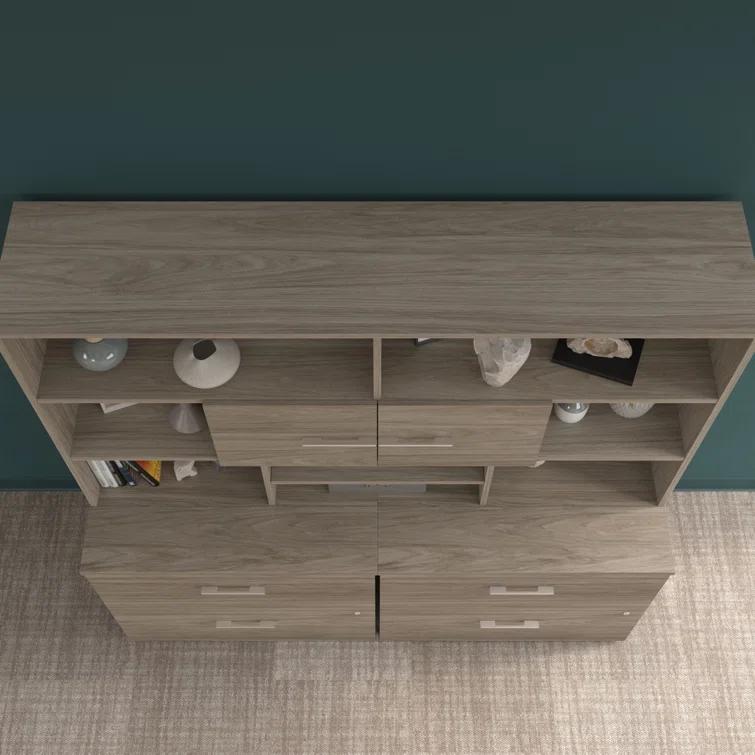 Office 500 40'' H x 71'' W Reversible Desk Hutch