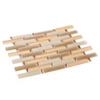 Saga 1" Glass and Marble Brick Joint Mosaic Kitchen Backsplash, Bathroom, Shower, Pool, Wall and Floor Tile