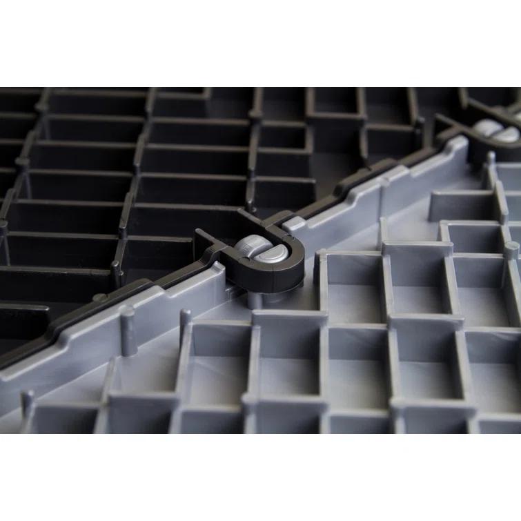 Diamond MotorDeck 12'' W x 12'' L Garage Flooring Tiles in Black