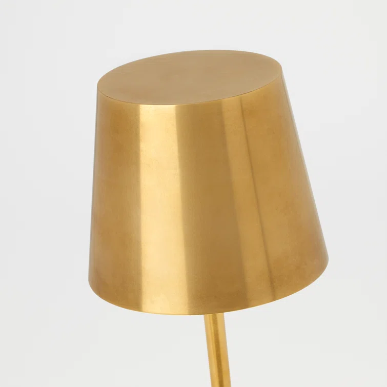 Carla Cordless Table Lamp - Brass
