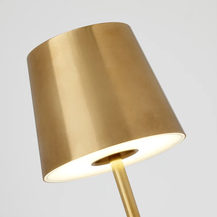 Carla Cordless Table Lamp - Brass