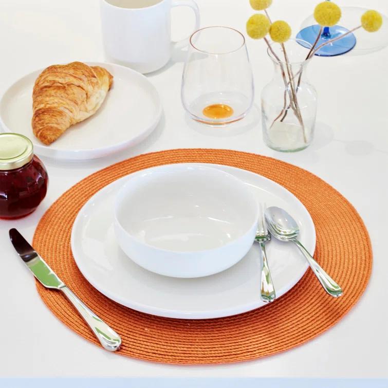 Oneida Entertain 365 24 Seven White 12 - Piece Dinnerware Set (Set of 4)